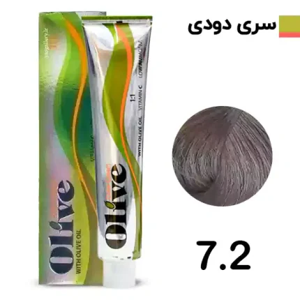 رنگ مو الیو بلوند دودی متوسط olive