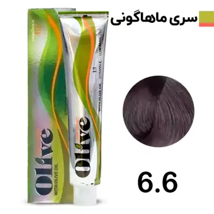 رنگ مو الیو ماهاگونی olive