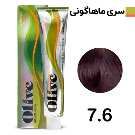 رنگ مو الیو ماهاگونی روشن olive