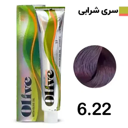 رنگ مو الیو بنفش روشن olive شماره 6.22