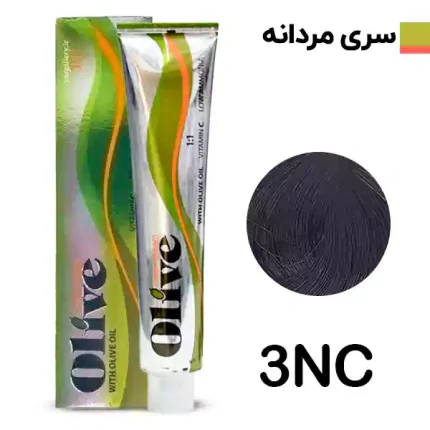 رنگ مو الیو مردانه olive شماره 3NC