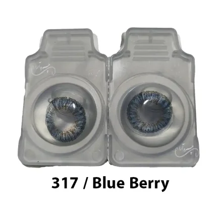 لنز چشم رنگی الگانس رنگ Blue Berry کد 317