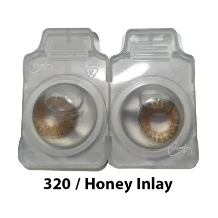 لنز چشم رنگی الگانس رنگ Honey Inlay کد 320