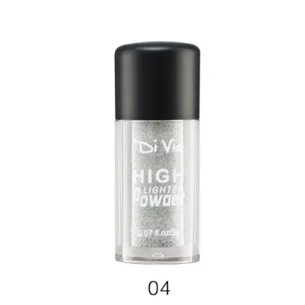 سایه هایلایتر گلیتر دیویو شماره 04 DiVio Highlighter Eyeshadow Powder